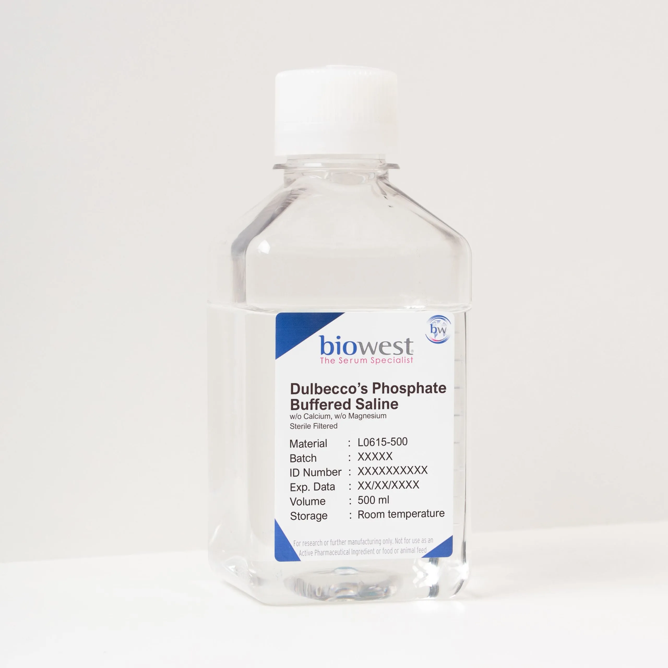 Dulbecco’s Phosphate Buffered Saline (DPBS) w/o Calcium w/o Magnesium